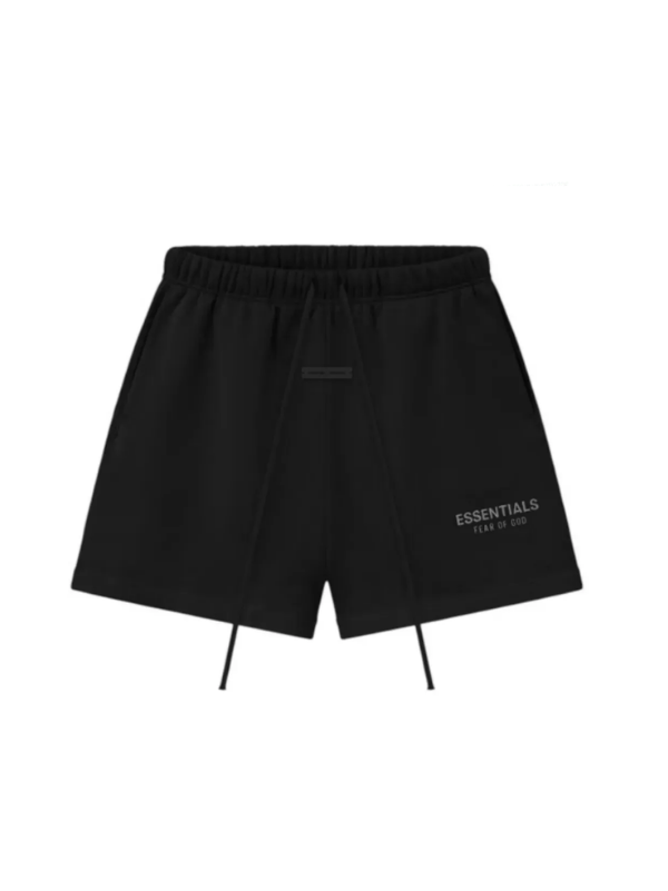 Bermuda Moletom Essentials Preta ou Cinza