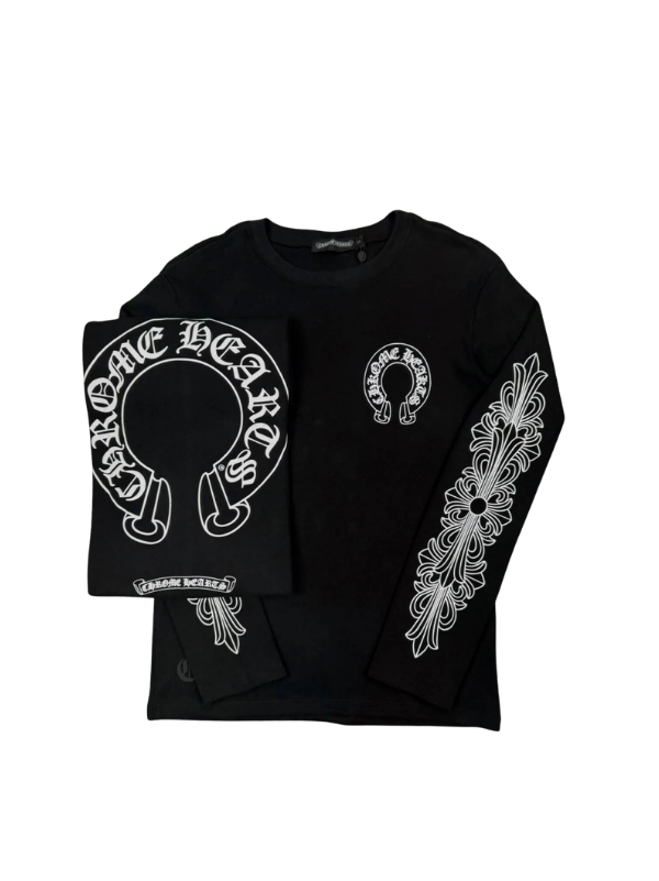 Camiseta Manga Longa Chrome Hearts (Pronta Entrega)