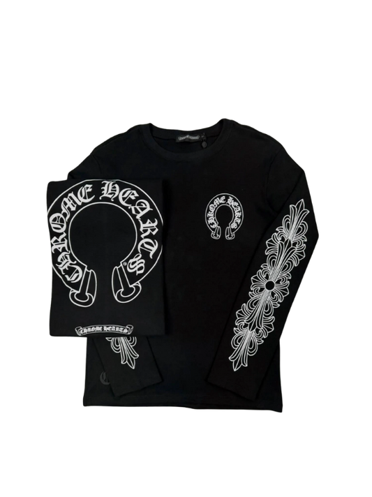 Camiseta Manga Longa Chrome Hearts (Pronta Entrega)
