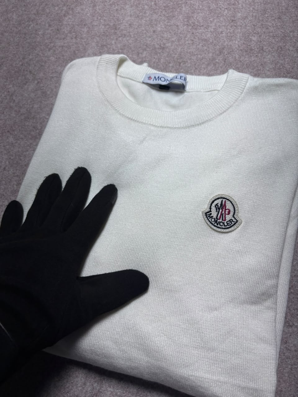 Sueter Moncler Branco (Pronta Entrega)