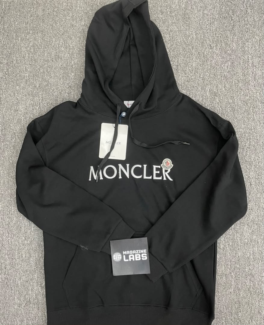 Moletom Moncler Preto LOGO