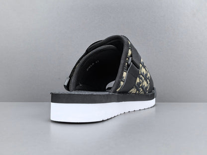 Dior Alpha Slide "Black n White"