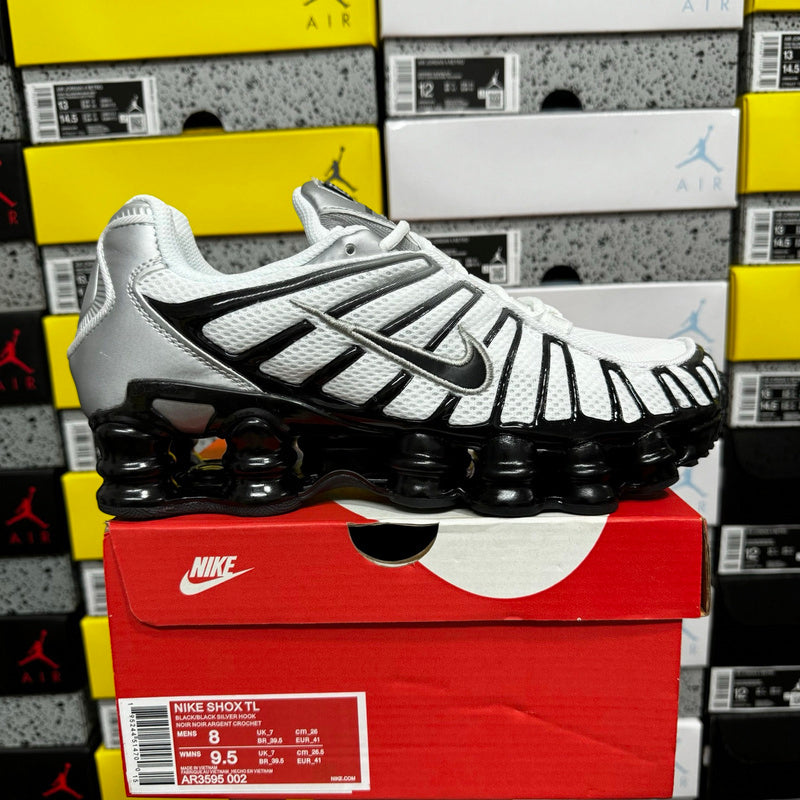 Nike Shox TL "Metallic Silver/Black/White"