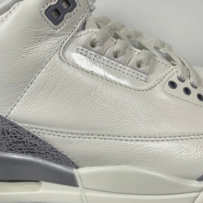 Air Jordan 3 "Sail Metallic Silver"