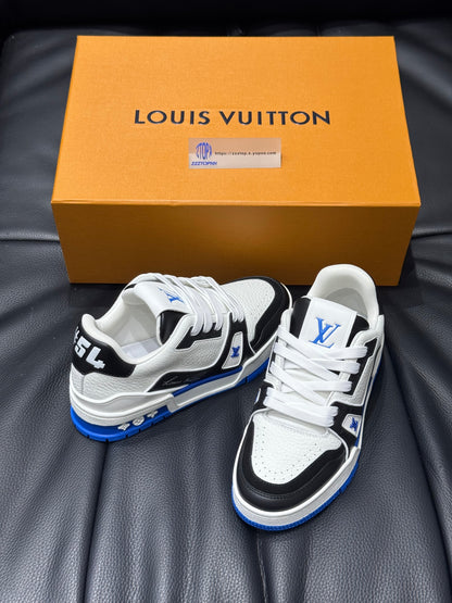 Louis Vuitton Trainer Signature "Black n Blue"