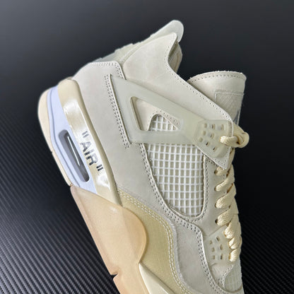 Air Jordan 4 x Off-White "Sail Beige"