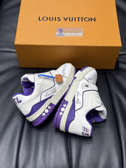 Louis Vuitton Trainer Signature "Bicolor Violet"