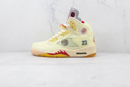 Air Jordan 5 x Off-White "Sail"