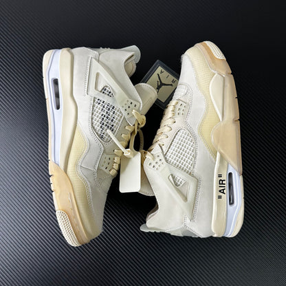 Air Jordan 4 x Off-White "Sail Beige"