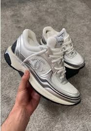 Tenis Chanel REV White Silver