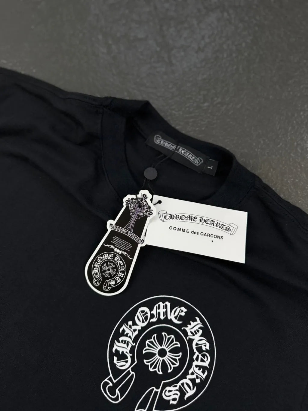 Camiseta Chrome Hearts Preta (Pronta Entrega)