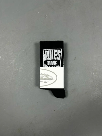 Meia Corteiz "RULES THE WORLD" (Pronta Entrega)