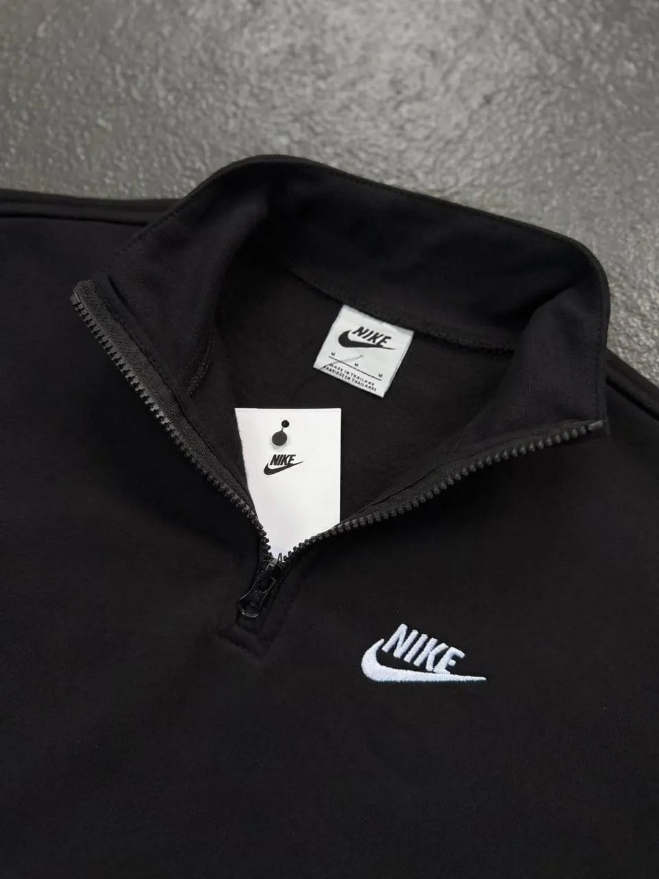 Quarter Ziper NK Preto (Pronta Entrega)