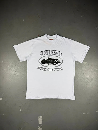Camiseta Supreme Rules The World (Pronta Entrega)