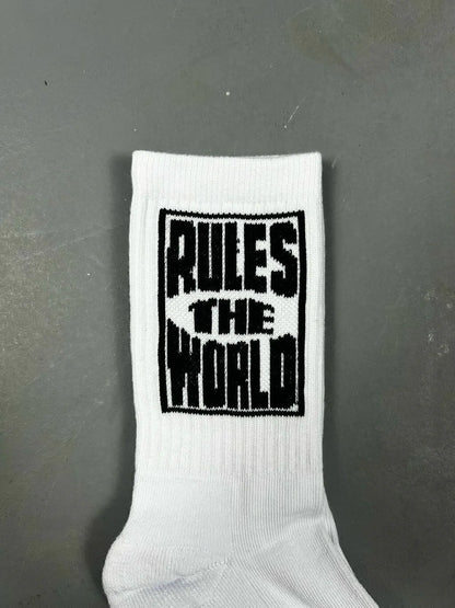 Meia Corteiz "RULES THE WORLD" (Pronta Entrega)